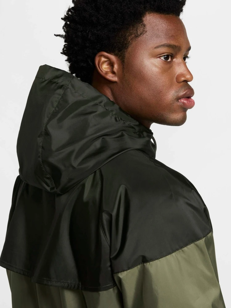 Nike Treniruočių Striukė Vyrams M Nk Wvn Lnd Wr Hd Jkt Chaki DA0001 222