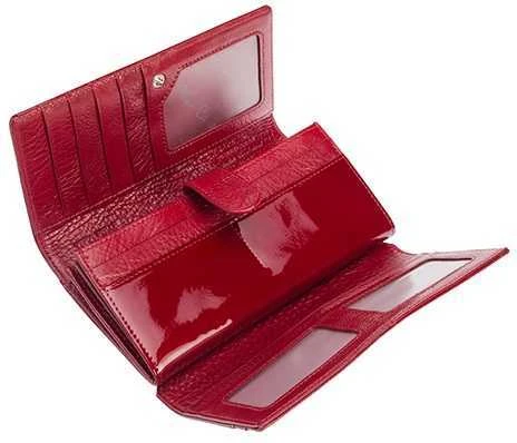 Pierre Cardin Didelė Moteriška Piniginė Raudonas