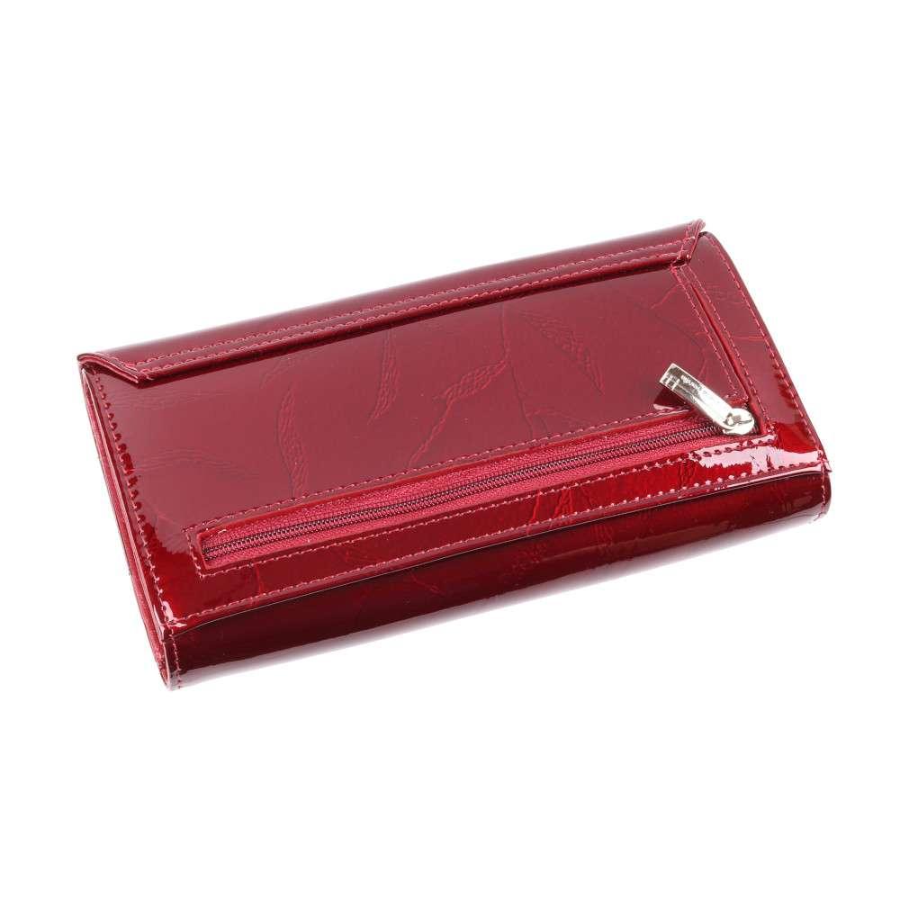 Pierre Cardin Didelė Moteriška Piniginė 02 LEAF 102/Raudonas