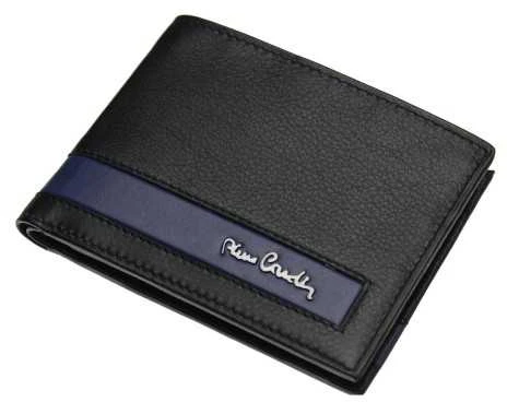 Pierre Cardin Didelė Odinė Piniginė Vyrams Juodas TILAK26 8806/Juodas