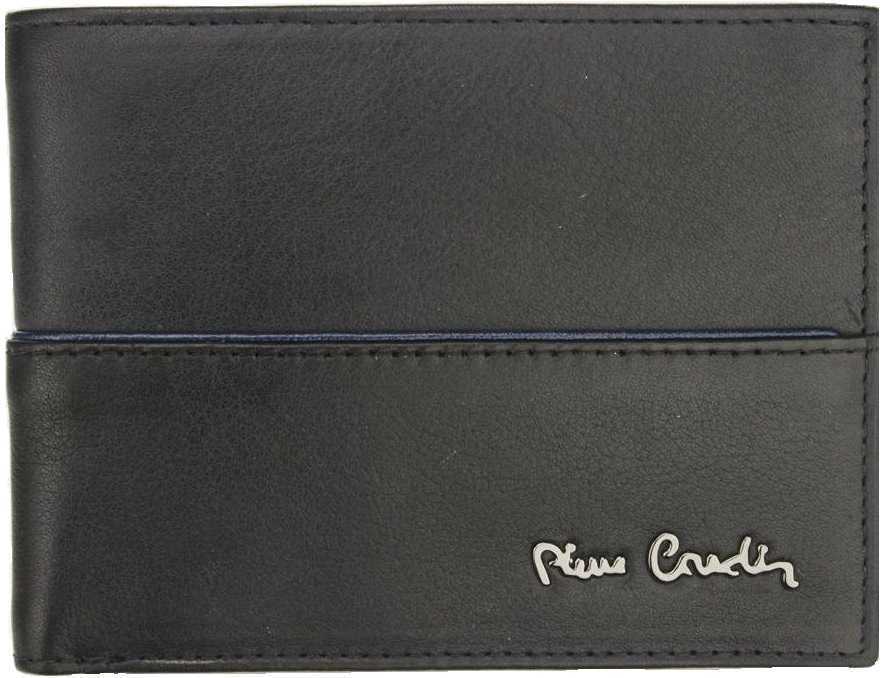 Pierre Cardin Didelė Odinė Piniginė Vyrams Juodas TILAK38 8806/Juodas