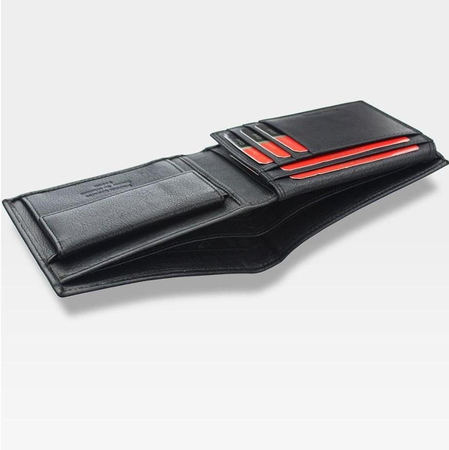 Pierre Cardin Didelė Odinė Piniginė Vyrams Juodas TILAK38 8806/Juodas