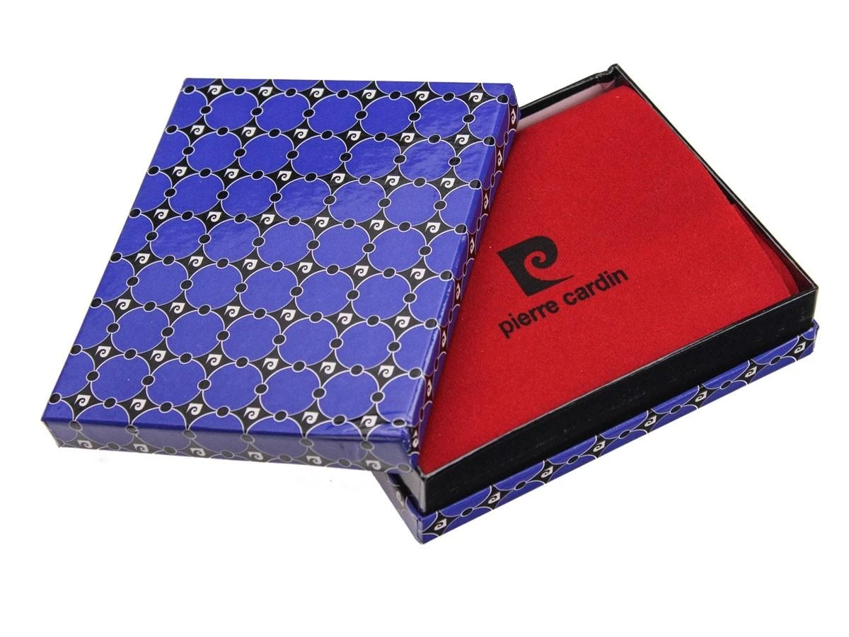 Pierre Cardin Didelė Odinė Piniginė Vyrams Juodas TILAK26 8806/Juodas