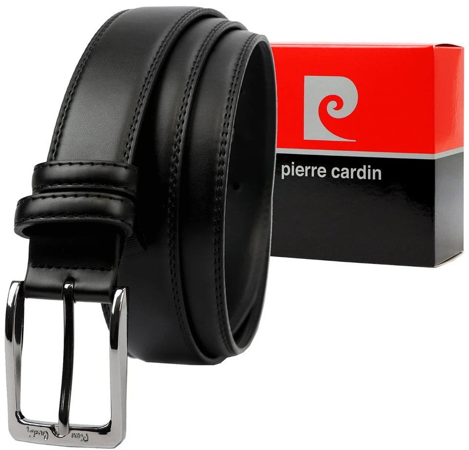 Pierre Cardin Diržas Juodas PARURE05/Juodas/Sidabrinis