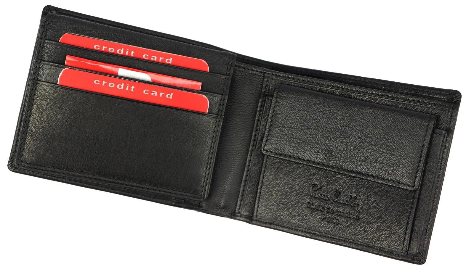 Pierre Cardin Piniginė Vyrams Juodas PIP01 8806/NERO