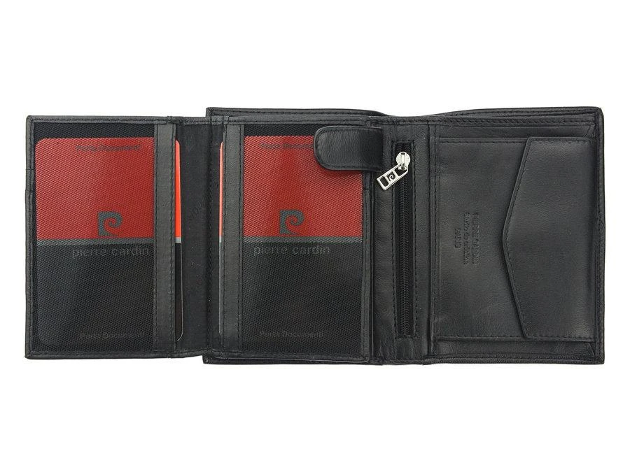 Pierre Cardin Piniginė Vyrams Juodas TILAK25 326/NERO