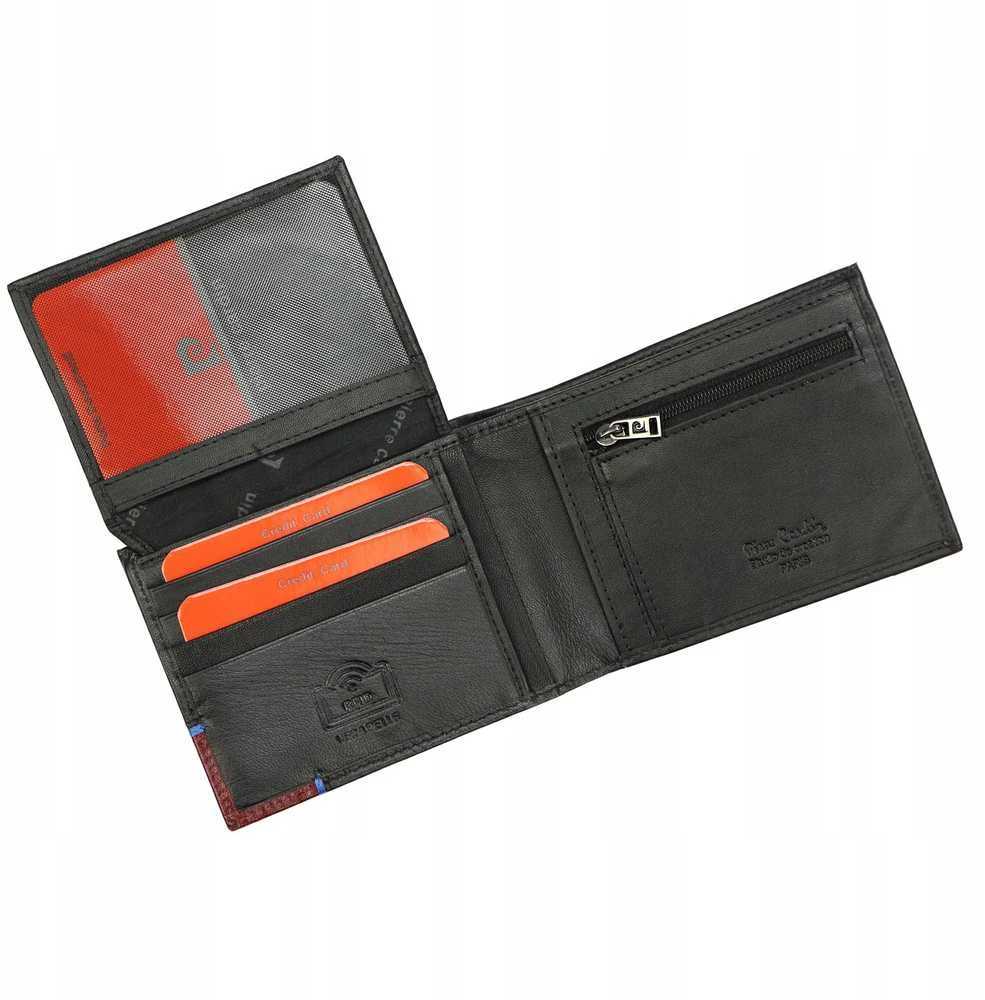 Pierre Cardin Piniginė Vyrams Juodas TILAK75 88061/NERO/ROSSO
