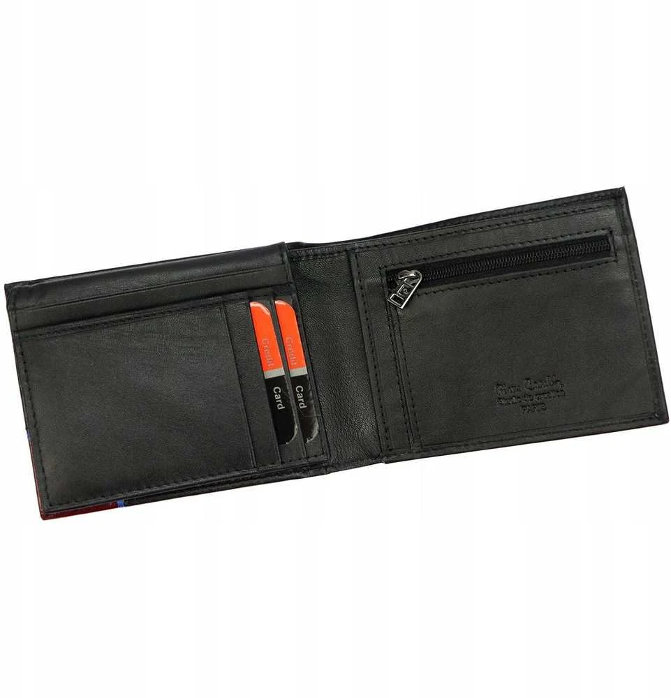 Pierre Cardin Piniginė Vyrams Juodas TILAK75 88061/NERO/ROSSO