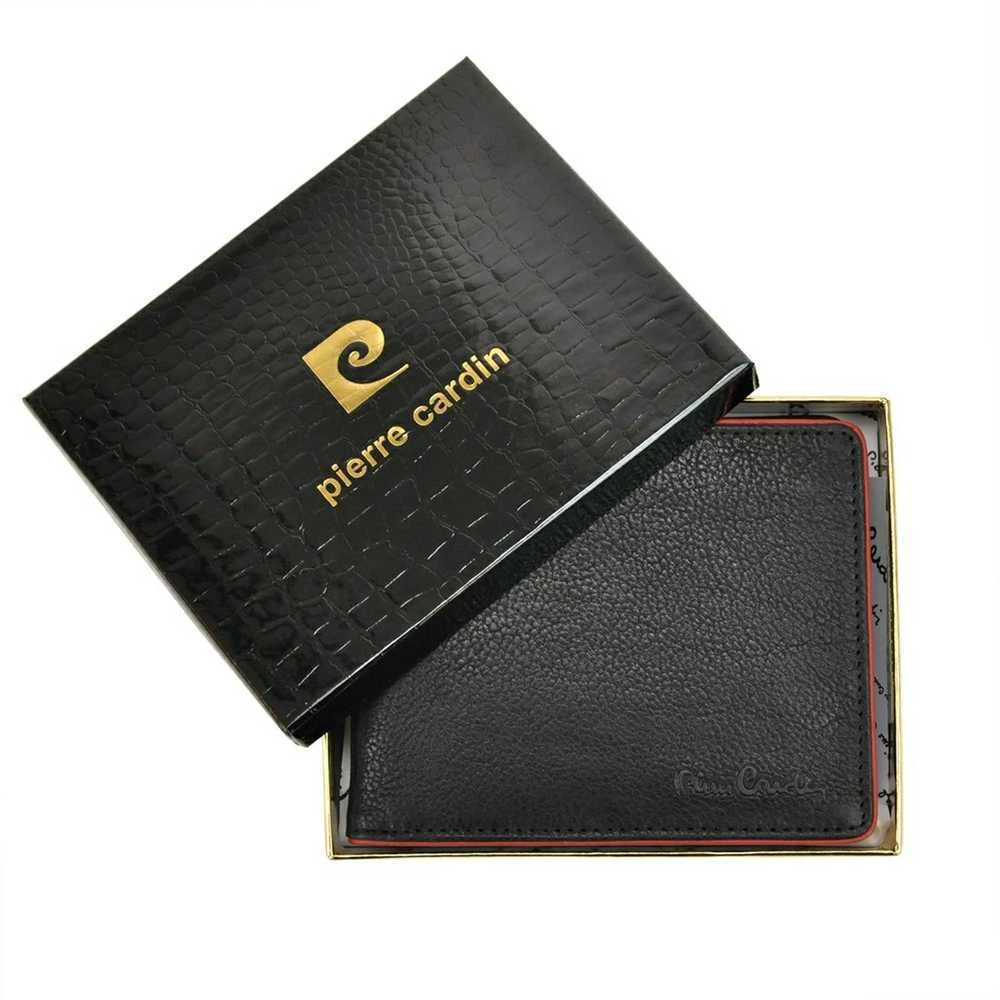 Pierre Cardin Piniginė Vyrams Juodas TUMBLE 88061/Juodas
