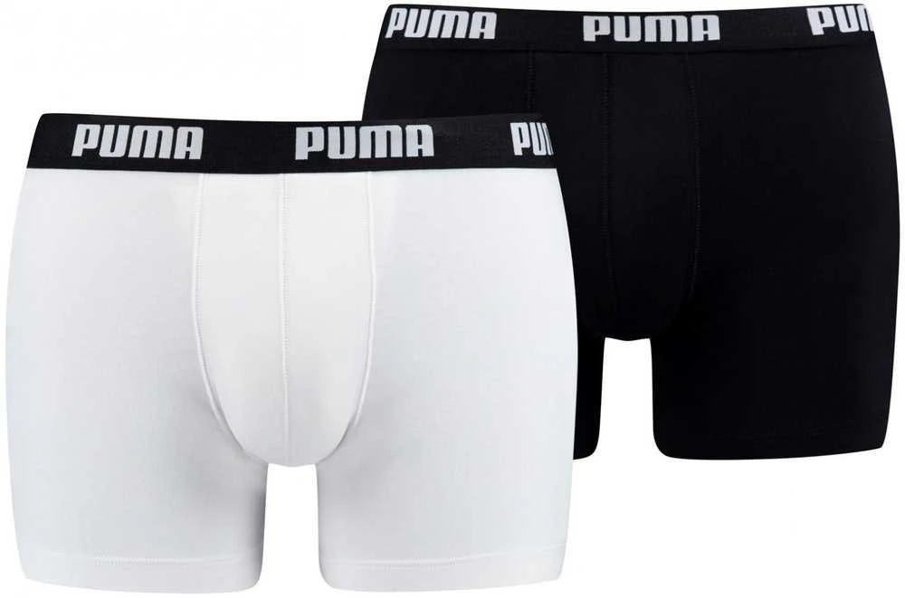 Puma Apatiniai Vyrams Basic Boxer Baltas Juodas