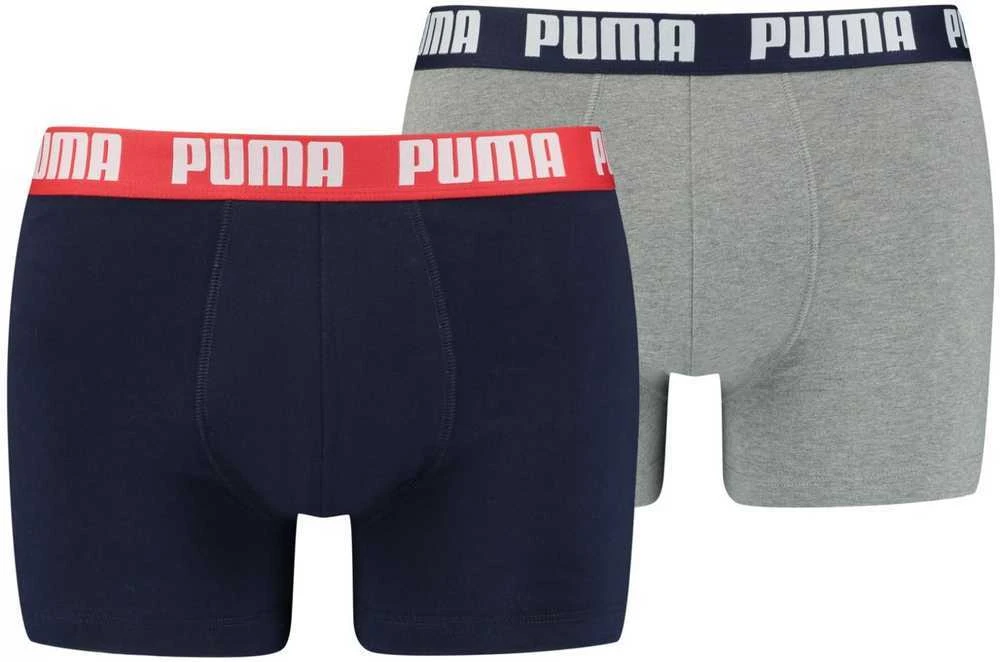 Puma Apatiniai Vyrams Basic Boxer Juodas Pilkas