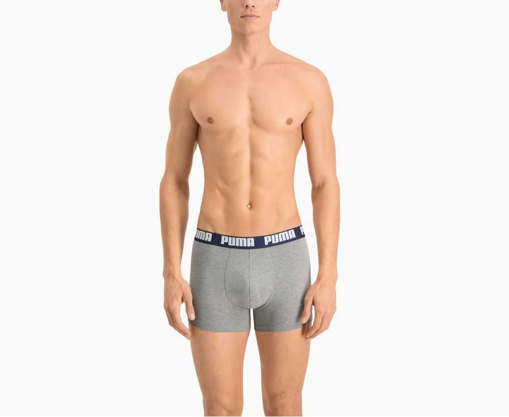 Puma Apatiniai Vyrams Basic Boxer Juodas Pilkas