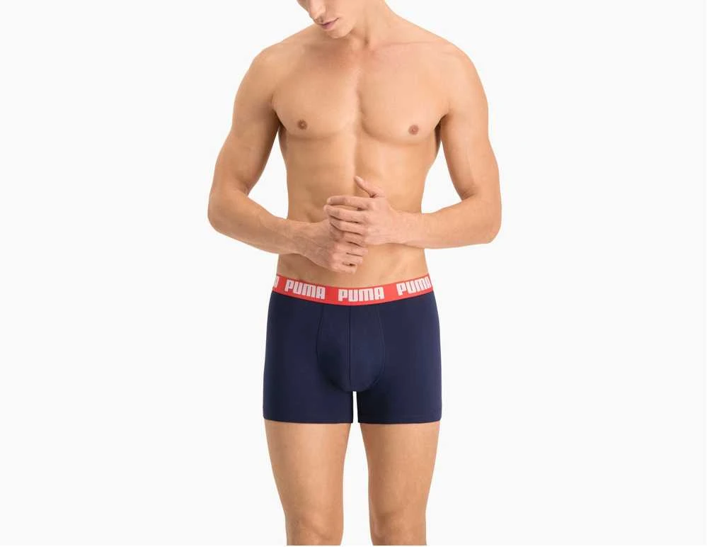 Puma Apatiniai Vyrams Basic Boxer Juodas Pilkas