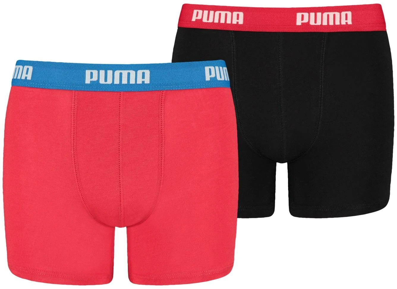 Puma Apatiniai Paaugliams Basic Boxer Juodas Raudona 907650 04