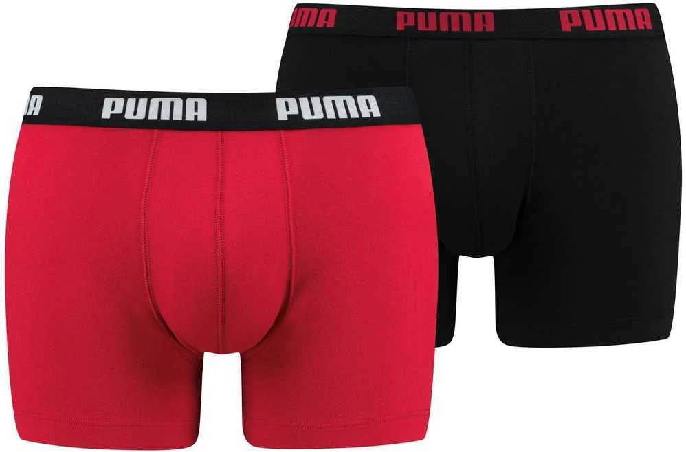 Puma Apatiniai Vyrams Basic Boxer Juodas Raudona