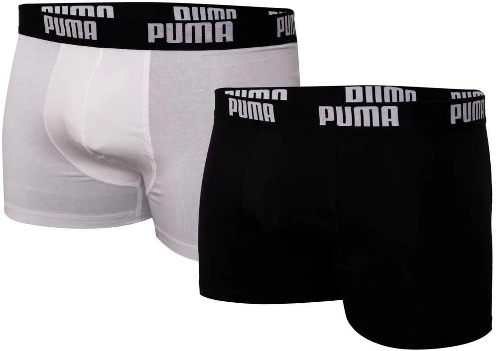 Puma Apatiniai Vyrams Basic Boxer Baltas Juodas
