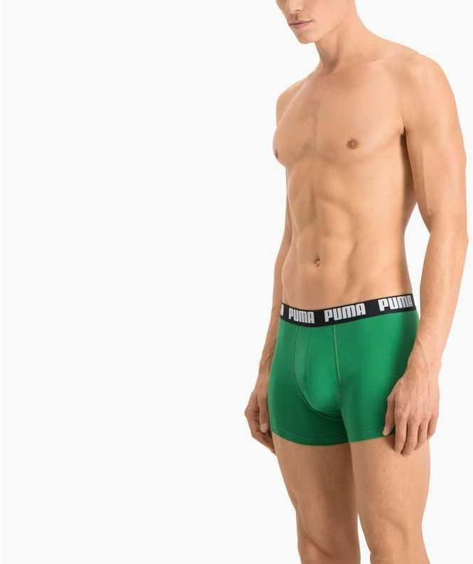 Puma Apatiniai Vyrams Basic Boxer Žalias Juodas