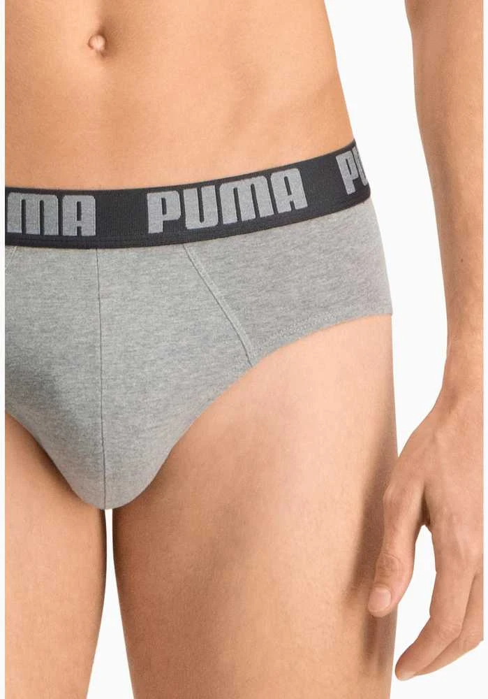 Puma Apatiniai Vyrams Basic Brief Juodas Pilkas 889100 19