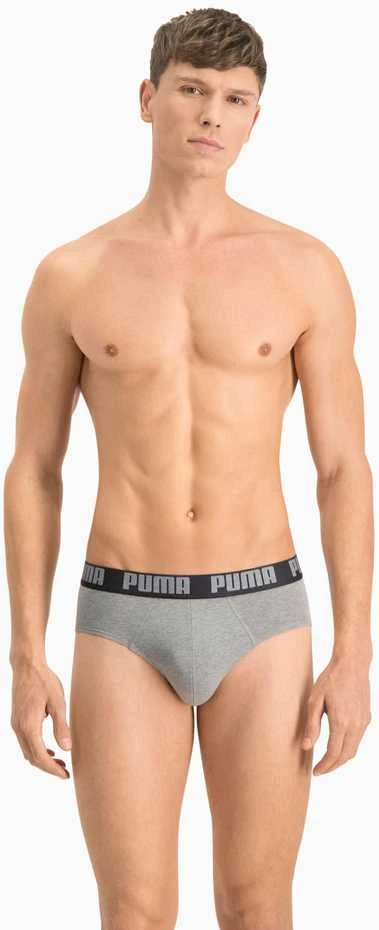 Puma Apatiniai Vyrams Basic Brief Juodas Pilkas 889100 19