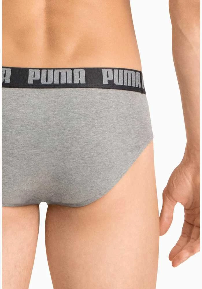 Puma Apatiniai Vyrams Basic Brief Juodas Pilkas 889100 19