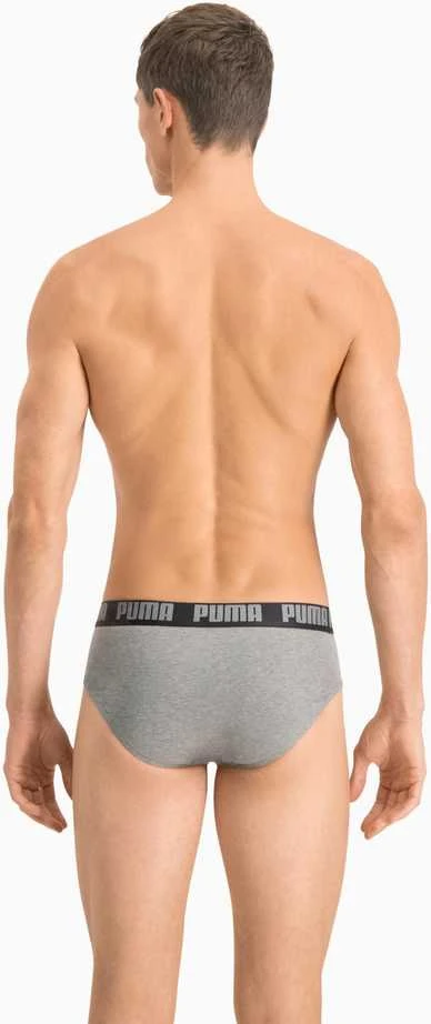 Puma Apatiniai Vyrams Basic Brief Juodas Pilkas 889100 19