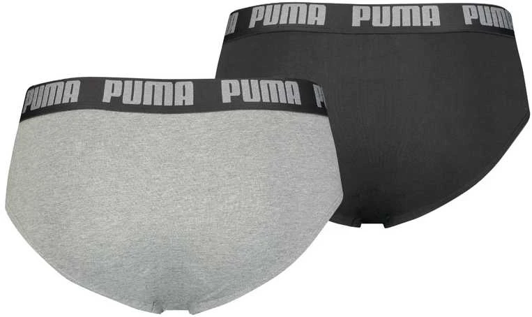 Puma Apatiniai Vyrams Basic Brief Juodas Pilkas 889100 19
