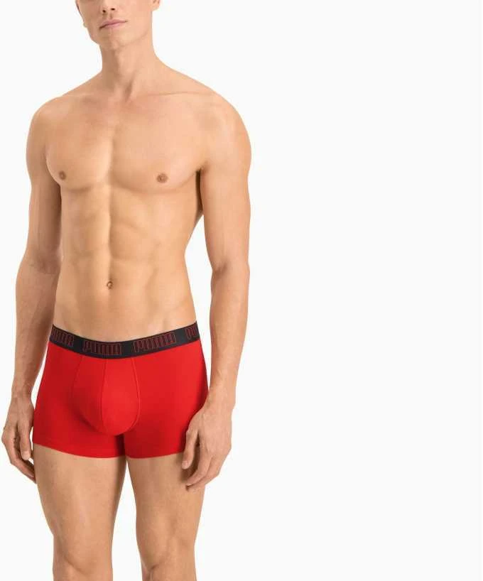 Puma Apatiniai Vyrams Basic Trunk Juodas Raudona 935015 02