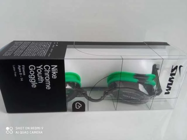 Nike Plaukimo Akiniai Paaugliams Nk Y Chrome Goggle Žalias NESSD128 366