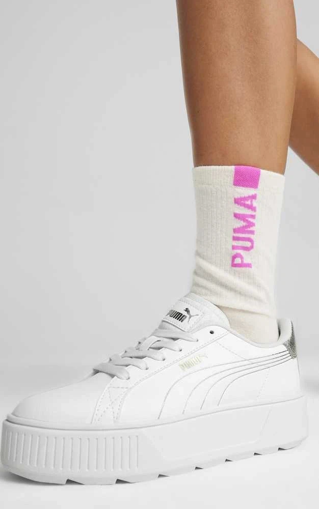 Puma Avalynė Moterims Karmen Metallic Shine Baltas 395099 01