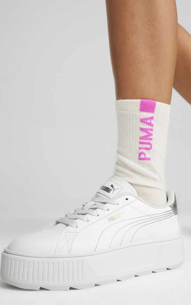 Puma Avalynė Moterims Karmen Metallic Shine Baltas 395099 01