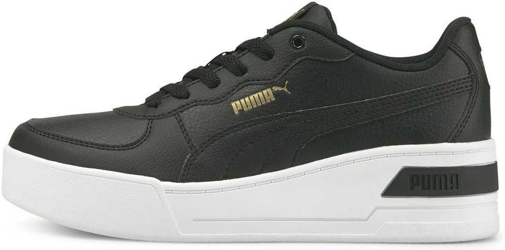 Puma Avalynė Moterims Skye Wedge Juodas Baltas 380750 02