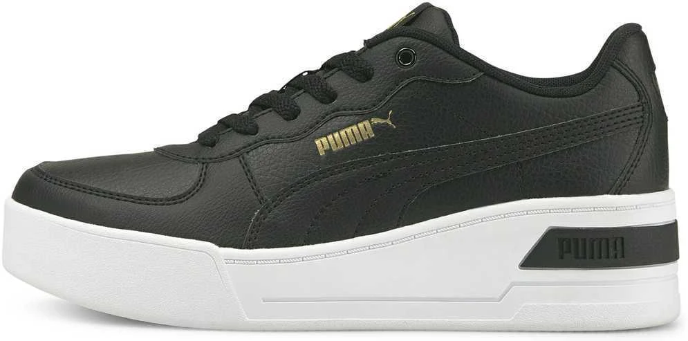 Puma Avalynė Moterims Skye Wedge Juodas Baltas 380750 02
