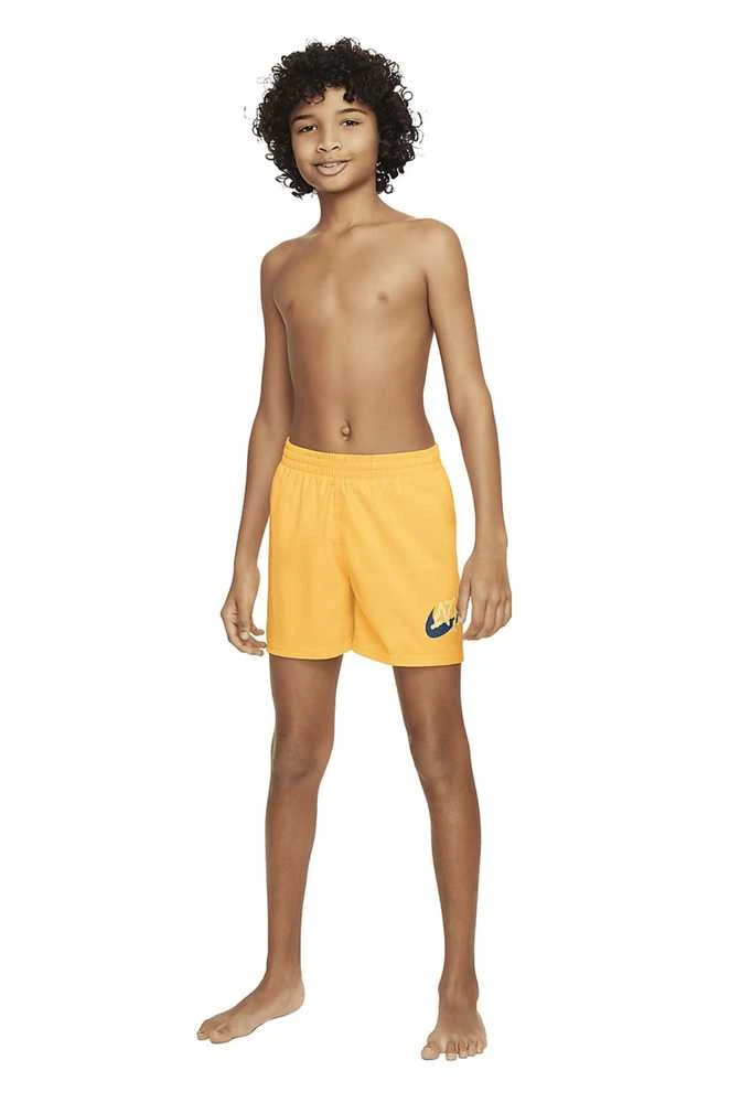 Nike Maudymosi Šortai Paaugliams Nk B Scribble 4'' Volley Short Geltona NESSE806 818