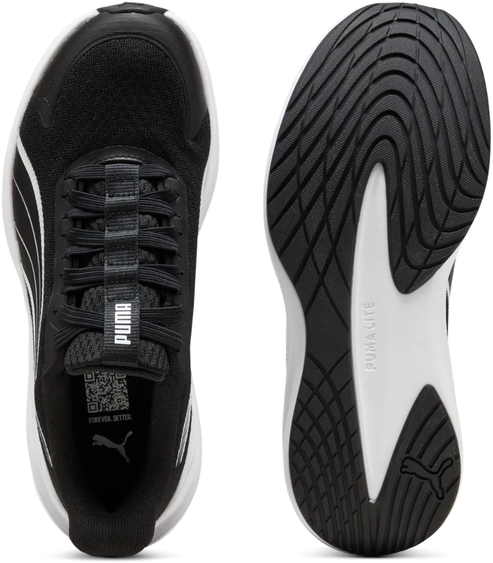 Puma Avalynė Paaugliams Dasher Lite Sliptech Jr Juodas Baltas 313325 01