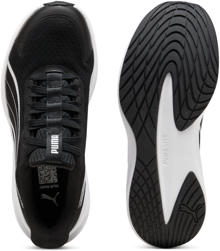 Puma Avalynė Paaugliams Dasher Lite Sliptech Jr Juodas Baltas 313325 01