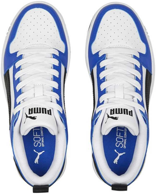 Puma Avalynė Paaugliams Rebound Layup Lo SL Jr Baltas Mėlyna 370490 19