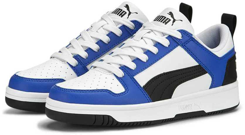 Puma Avalynė Paaugliams Rebound Layup Lo SL Jr Baltas Mėlyna 370490 19
