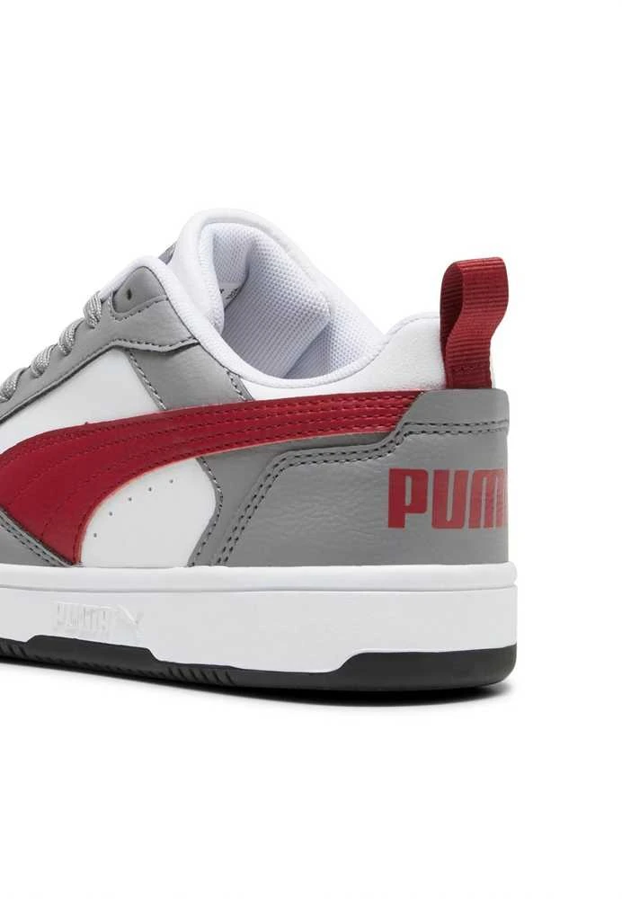 Puma Avalynė Paaugliams Rebound V6 Lo Jr Baltas Pilkas Raudona 393833 09