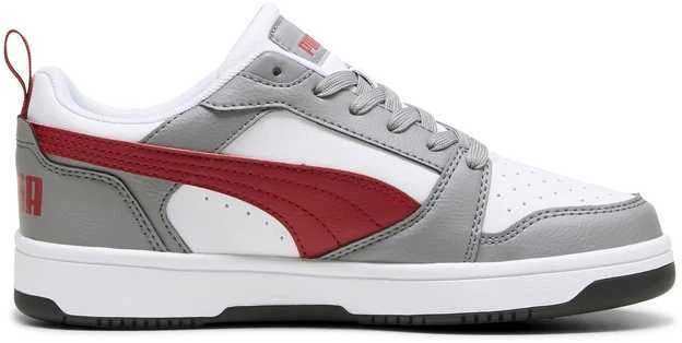 Puma Avalynė Paaugliams Rebound V6 Lo Jr Baltas Pilkas Raudona 393833 09