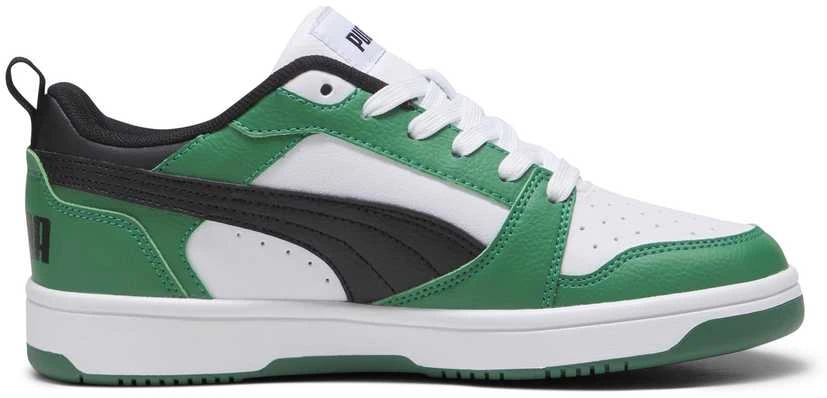 Puma Avalynė Paaugliams Rebound V6 Lo Jr Juodas Baltas Žalias 393833 05