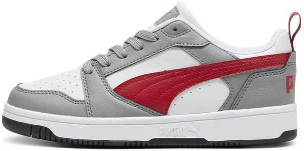 Puma Avalynė Paaugliams Rebound V6 Lo Jr Baltas Pilkas Raudona 393833 09