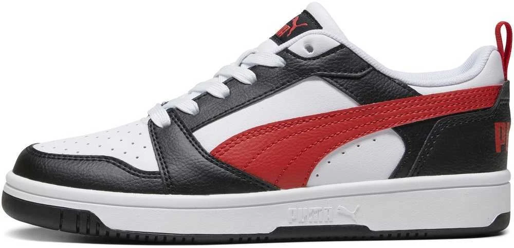 Puma Avalynė Paaugliams Rebound V6 Lo Jr Juodas Baltas Raudona 393833 04
