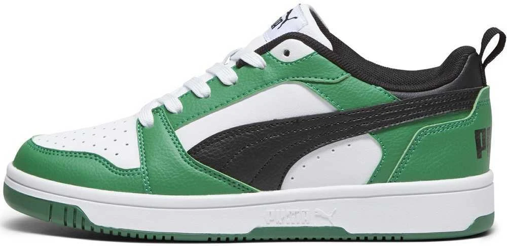 Puma Avalynė Paaugliams Rebound V6 Lo Jr Juodas Baltas Žalias 393833 05