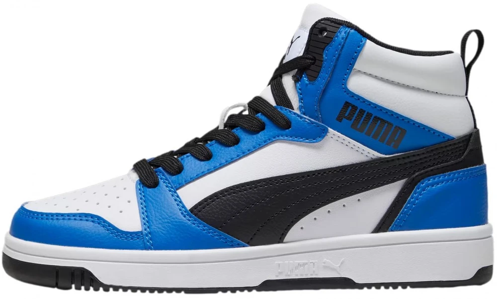 Puma Avalynė Paaugliams Rebound V6 Mid Jr Baltas Mėlyna Juodas 393831 06
