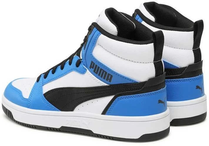 Puma Avalynė Paaugliams Rebound V6 Mid Jr Baltas Mėlyna Juodas 393831 06