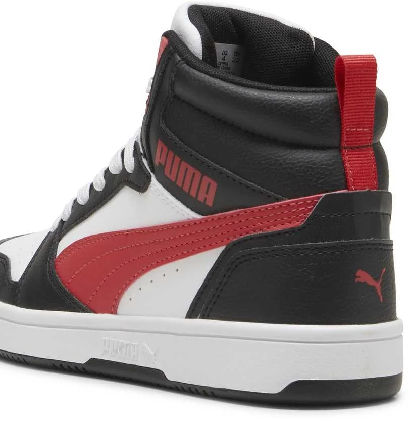 Puma Avalynė Paaugliams Rebound V6 Mid Jr Baltas Juodas Raudona 393831 16