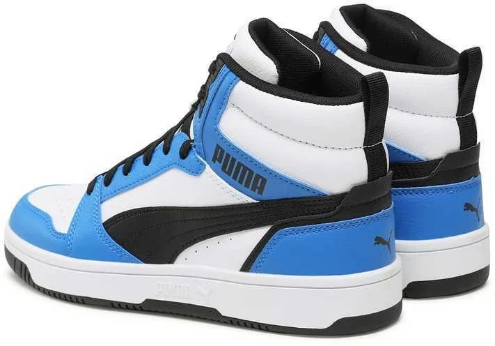 Puma Avalynė Paaugliams Rebound V6 Mid Jr Baltas Mėlyna Juodas 393831 06