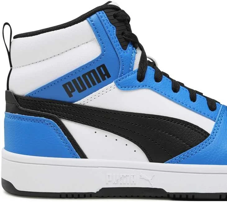 Puma Avalynė Paaugliams Rebound V6 Mid Jr Baltas Mėlyna Juodas 393831 06
