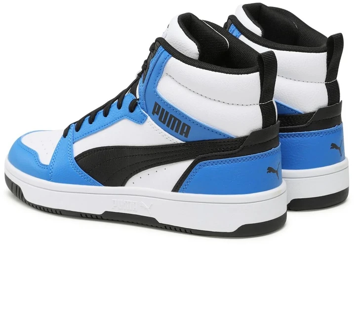 Puma Avalynė Paaugliams Rebound V6 Mid Jr Baltas Mėlyna Juodas 393831 06
