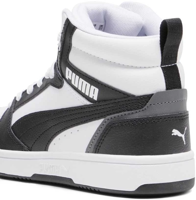 Puma Avalynė Paaugliams Rebound V6 Mid Jr Baltas Baltas Juodas 393831 01